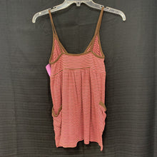 Load image into Gallery viewer, Striped Tank Top w/Pockets
