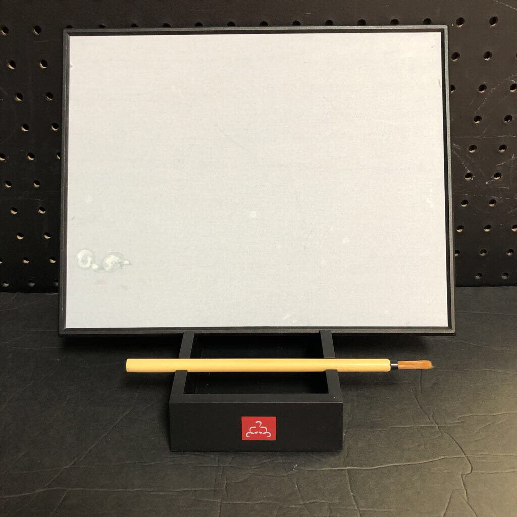 Water Drawing Board w/Paint Brush & Stand (Buddha Board)