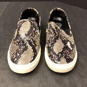 Girls Snake Print Shoes