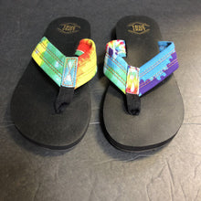 Load image into Gallery viewer, Girls Tie Dye Flip Flops
