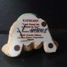 Load image into Gallery viewer, Kathleen "Luck Found Me A Friend In You" Figurine 1993 Vintage Collectible
