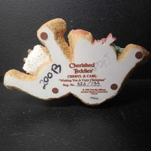 Load image into Gallery viewer, Cheryl &amp; Carl "Wishing You A Cozy Christmas" Figurine 1996 Vintage Collectible
