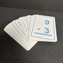 Load image into Gallery viewer, 52pk 0-12 Subtraction Flash Cards
