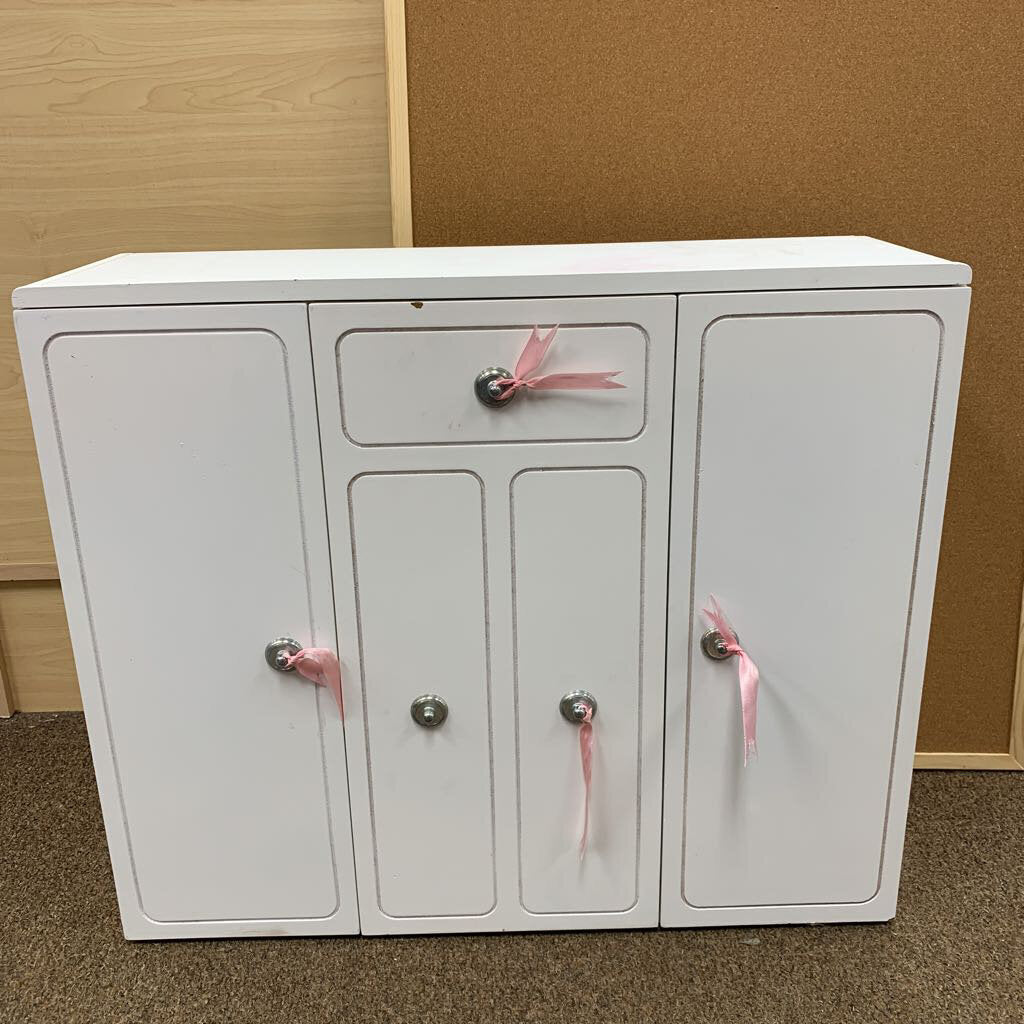 Wooden Doll Chest/Closet for 18