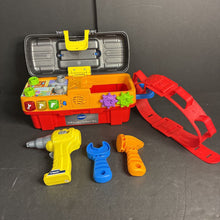 Load image into Gallery viewer, Drill &amp; Learn Toolbox Pro w/Tools Battery Operated
