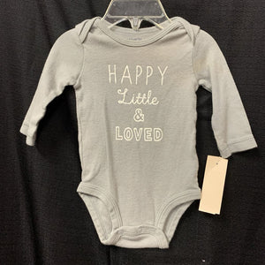 "Happy little & Loved" onesie