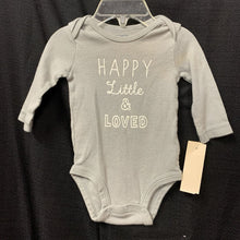 Load image into Gallery viewer, "Happy little &amp; Loved" onesie
