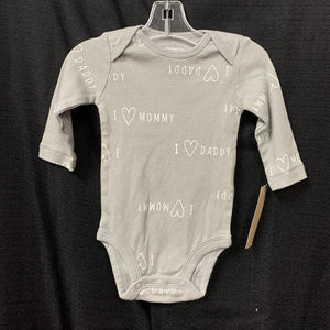 "I love mommy, I love daddy" Onesie