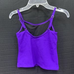 Girls Solid Dance Top