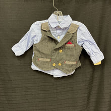 Load image into Gallery viewer, Button Down Shirt w/Vest (Little Lad)
