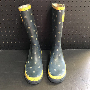 Girls Sunflower Rain Boots