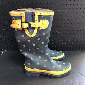 Girls Sunflower Rain Boots