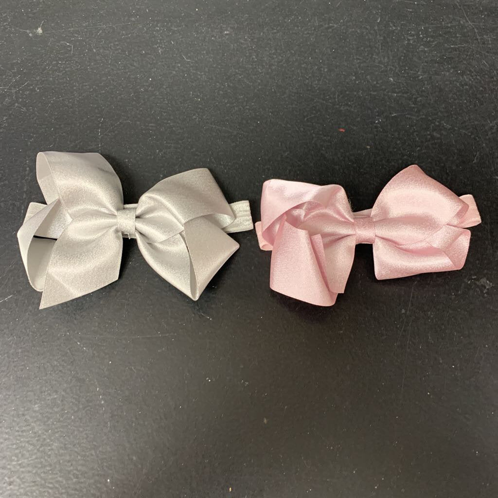 2pk Sparkly Bow Headbands