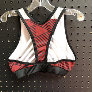 Rhinestone "Carolina Spirit" Cheerleading Sports Bra (Illusive Apparel)