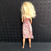 Load image into Gallery viewer, Doll in Floral Dress 1975 Vintage Collectible
