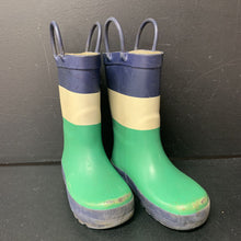 Load image into Gallery viewer, Boys Striped Rain Boots
