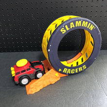 Load image into Gallery viewer, Slammin&#39; Racers Turbo Tire Car Raceway w/Car Battery Operated
