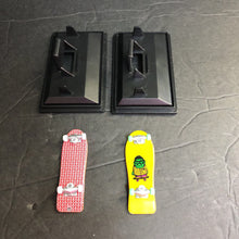 Load image into Gallery viewer, 2pk Mini Finger Skateboards w/Display Stands (Malibu International)
