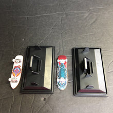 Load image into Gallery viewer, 2pk Mini Finger Skateboards w/Display Stands (Malibu International)
