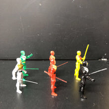 Load image into Gallery viewer, 6pk Ninjas w/Swords

