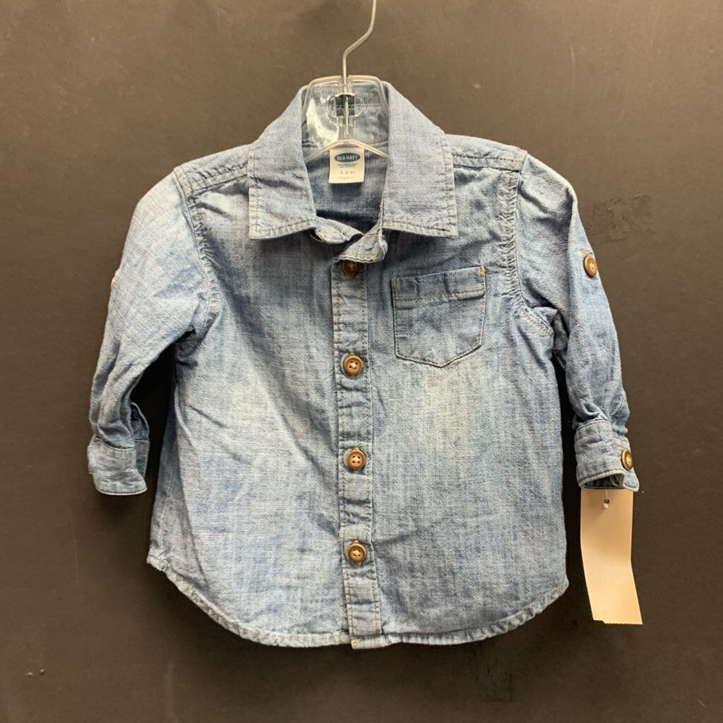 Denim Button Down Shirt