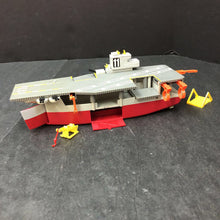Load image into Gallery viewer, Micro Machines Air Craft Carrier Boat w/Accessories 1988 Vintage Collectible
