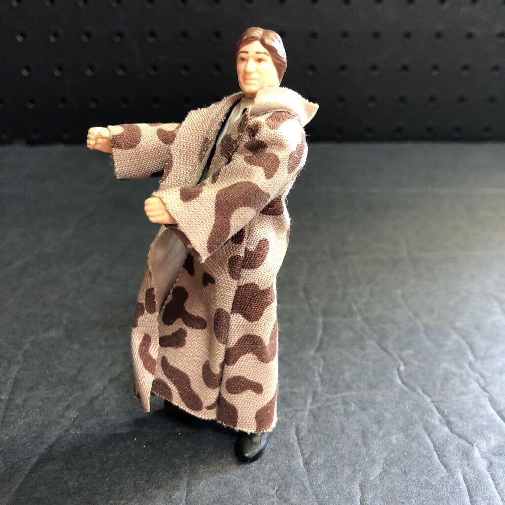Hans Solo w/Trench Coat 1984 Vintage Collectible