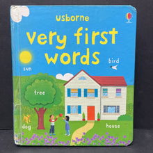 Load image into Gallery viewer, Very First Words (Usborne) -board
