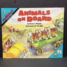 Load image into Gallery viewer, Animals on Board (MathStart: Adding, Level 2) (Stuart J. Murphy) -educational reader paperback
