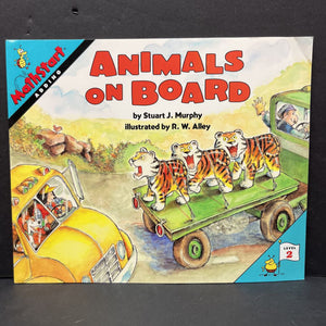 Animals on Board (MathStart: Adding, Level 2) (Stuart J. Murphy) -educational reader paperback