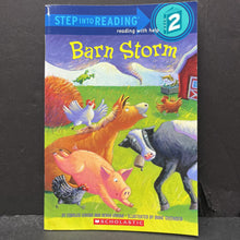 Load image into Gallery viewer, Barn Storm (Step Into Reading Level 2) (Charles Chigna &amp; Debra Chigna) -reader paperback
