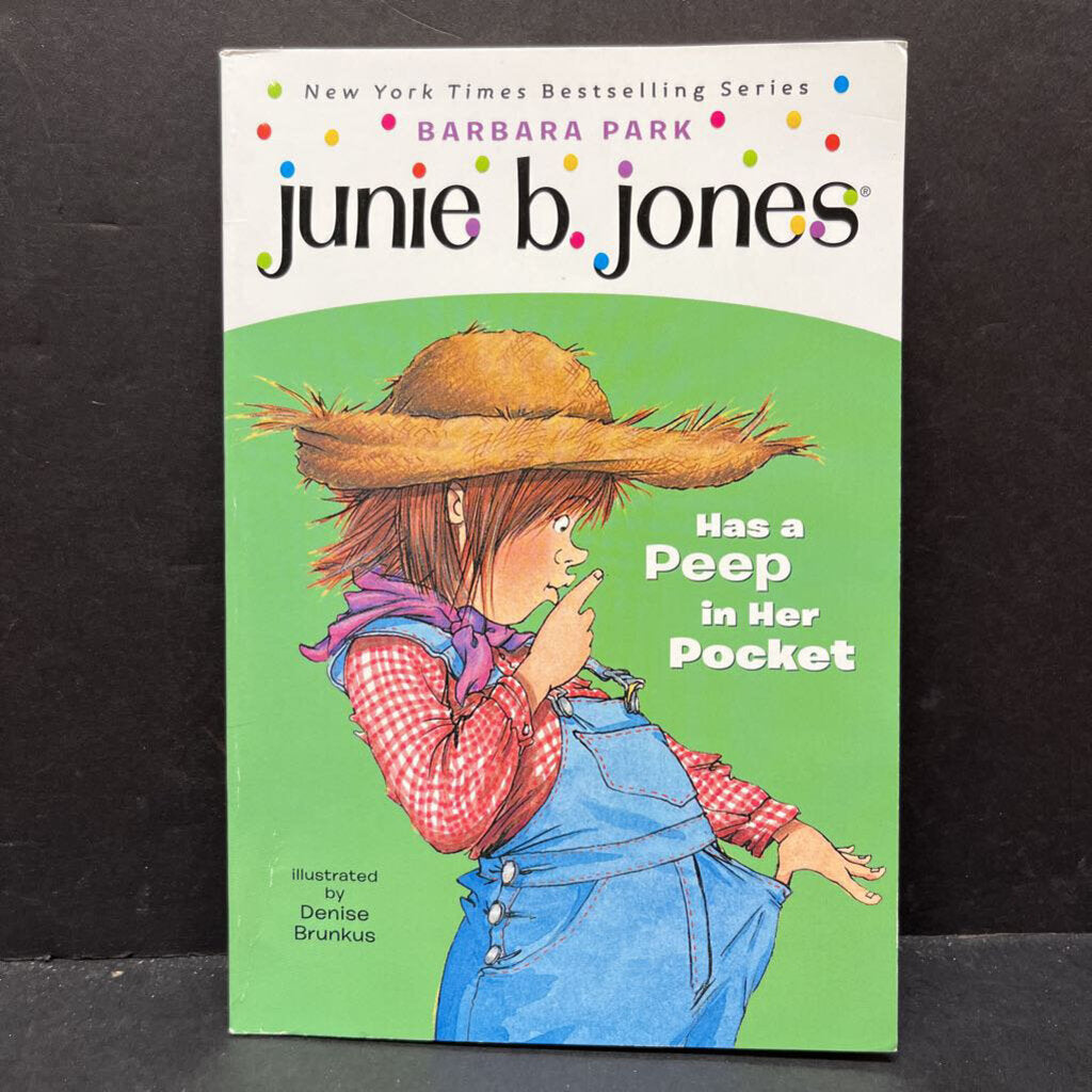 Junie B. Jones Has a Peep In Her Pocket (Barbara Park) (New Cover) -series paperback