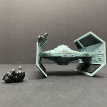 Load image into Gallery viewer, Micro Machines Action Fleet Darth Vader's Tie Fighter Plane w/Figures 1996 Vintage Collectible
