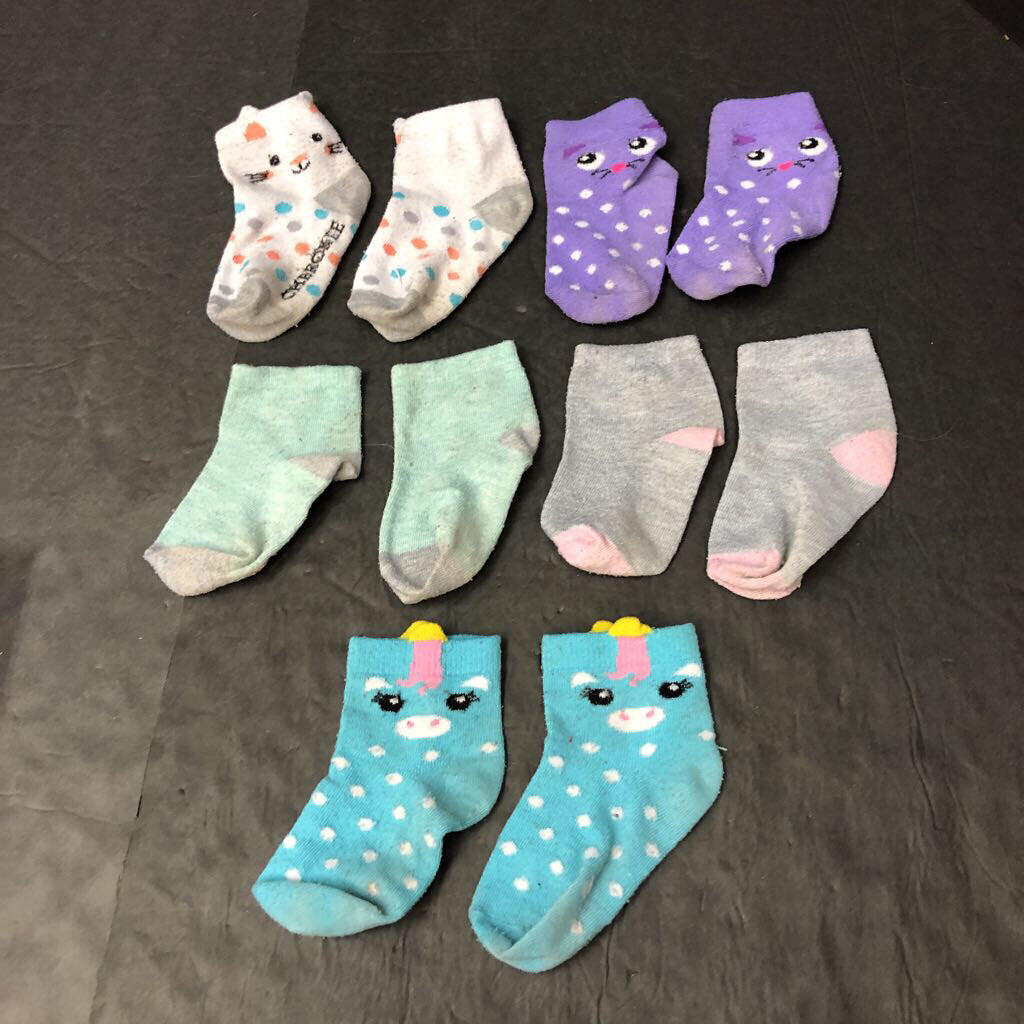 Girls 5pk Socks