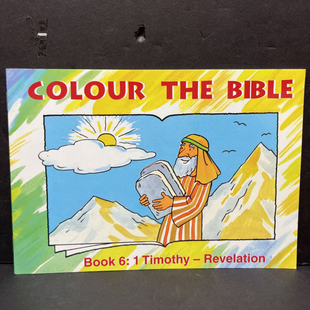 Timothy 1 - Revelation (Colour the Bible) -activity religion paperback