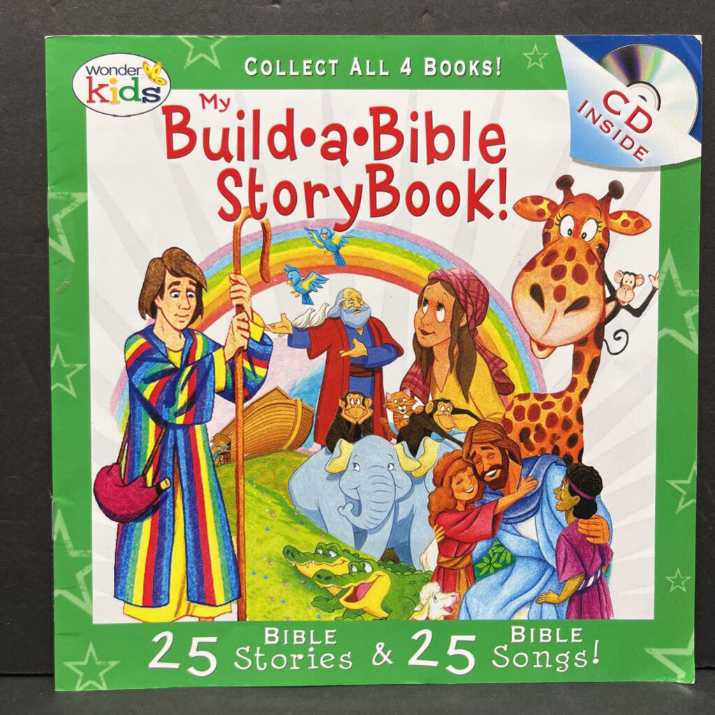 My Build-A-Bible Storybook w/ CD (Wonder Kids) -religion paperback