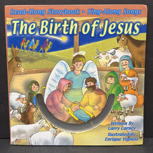 The Birth of Jesus w/ CD (Larry Carney) -religion hardcover