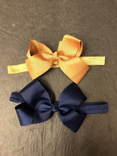 Load image into Gallery viewer, 2pk Solid Bow Headbands
