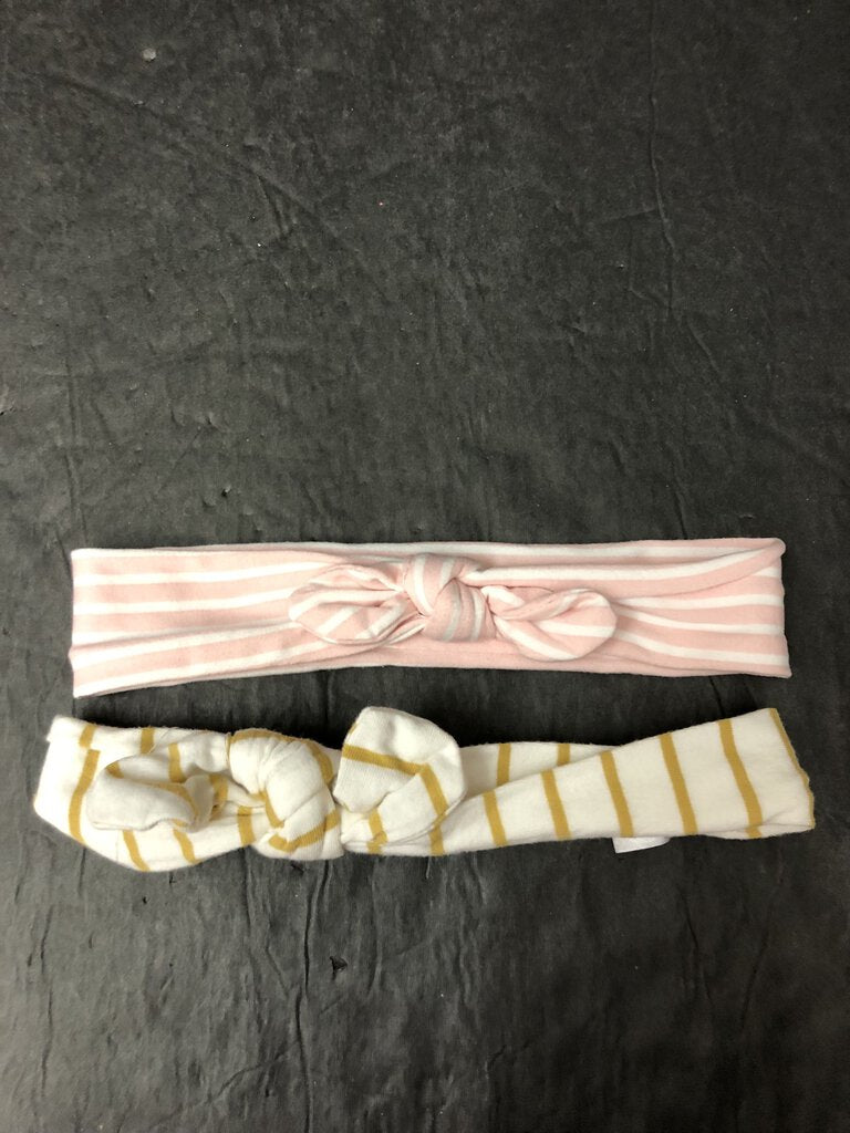 2pk Striped Headbands