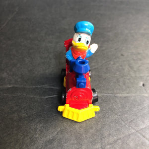 TOMY Donald Duck Diecast Train Engine 1983 Vintage Collectible