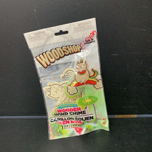 Cat Wooden Windchime Kit (NEW) (Woodshop)