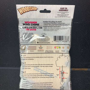 Cactus Wooden Windchime Kit (NEW) (Woodshop)