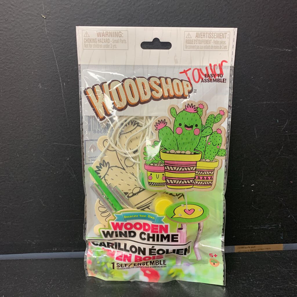 Cactus Wooden Windchime Kit (NEW) (Woodshop)