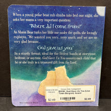 Load image into Gallery viewer, God Gave Us You (Lisa Tawn Bergren) -religion board
