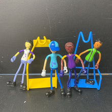 Load image into Gallery viewer, 4pk Magnut Figures w/Accessories 1999 Vintage Collectible
