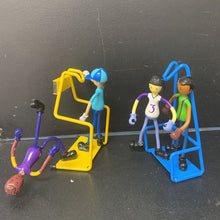 Load image into Gallery viewer, 4pk Magnut Figures w/Accessories 1999 Vintage Collectible
