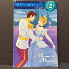 Load image into Gallery viewer, A Dream for a Princess (Disney Princess) (Step Into Reading Level 2) -character reader
