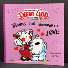 Load image into Gallery viewer, Thanks For Thinking of Love (My Little Book of Dear God Letters) -religion paperback
