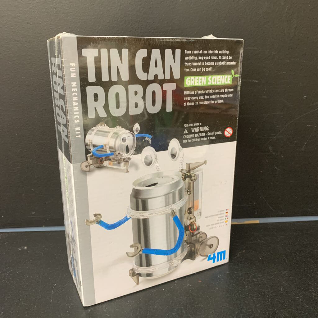 Tin Can Robot Green Science Kit (NEW) (4M)