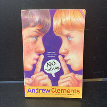 Load image into Gallery viewer, No Talking (Andrew Clements) (Aladdin Cover) -chapter paperback
